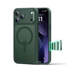 Husa iPhone 17 Pro ESR Classic Hybrid HaloLock, verde