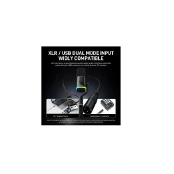 Microfon de gaming Maono PD100X, dinamic, USB, suport de masă, RGB, cu anulare a zgomotului (desigilat) - Img 3