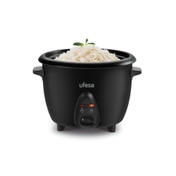 Rice Cooker UFESA Basmati AR4080, Capacitate 1.8L, 700W, Functie Mentinere Cald, Inox/Negru - Img 3