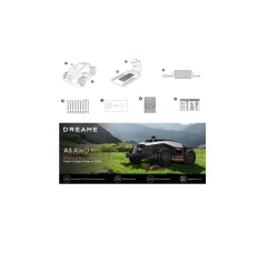 Robot de tuns gazon/iarba, Dreame A3 AWD Pro, 3500mp, LiDAR 3D, fara fir perimetral - Img 6