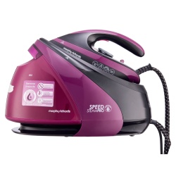 Statie de calcat MORPHY RICHARDS, SteamPro, 3000W, Capacitate 1.6L, 7 bari, Talpa ceramica, Tehnologie AutoClean - Img 1