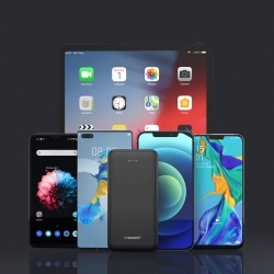 Baterie Externa VEGER A10, 10000mAh, Fast Charging, Port USB-C și USB, Design Compact, Negru - Img 4
