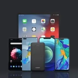 Baterie Externa VEGER A10, 10000mAh, Fast Charging, Port USB-C și USB, Design Compact, Negru - Img 4