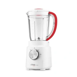 Blender Ufesa Coral 600W, 2 viteze, lama inox, design ergonomic, alb - Img 3