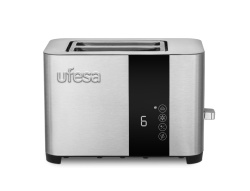 Prajitor de paine UFESA Duo Deluxe, Carcasa Otel Inoxidabil, Functie Decongelare, 850W