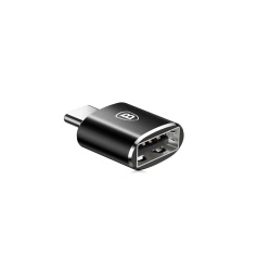 Baseus - OTG Adapter (CATOTG-01) - USB 2.0 to Type-C 480Mbps, 2.4A, negru - Img 2