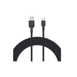 Cablu AUKEY CB-NAC2 A to C 60W/480Mbps 1.8M, braided cable USB2.0, negru