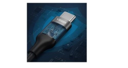Cablu de date, Veger, USB-C la USB-C, 100W, 1.5m, negru - Img 3