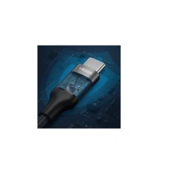 Cablu de date, Veger, USB-C la USB-C, 100W, 1.5m, negru - Img 3