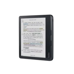 E-Book Reader Kobo Libra Colour, Ecran E-Ink Kaleido 7", Procesor Dual-Core 2.0GHz, 32GB Flash, USB Type-C, ComfortLight PRO, Wi-Fi, IPX8, Negru