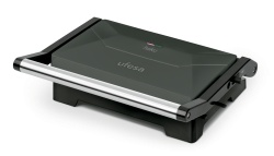 Grill Electric UFESA Haku PR1100, Putere 1000W, Placi Antiaderente, Deschidere 180 grade