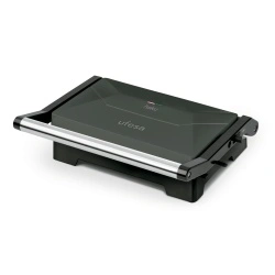 Grill Electric UFESA Haku PR1100, Putere 1000W, Placi Antiaderente, Deschidere 180 grade
