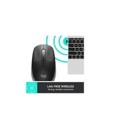 Mouse wireless Logitech M190, Mid Grey - Img 2