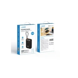 Powerbank VEGER W1188BLK, 10.000mAh, 35W PD K1 cu Ecran Digital ,Negru - Img 4