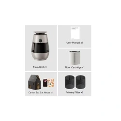 Purificator de aer Dreame Smart Home Pet AP10 CVF61A, Colectare 360, 4 moduri smart, Argintiu - Img 5