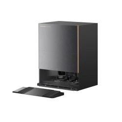 Robot de aspirare cu mop Dreame X60 Ultra Complete RLX87DE-BK, tehnologie HyperStream Detangling DuoBrush 2.0, navigare VersaLift DTOF cu camere AI, 35000Pa, negru - Img 6