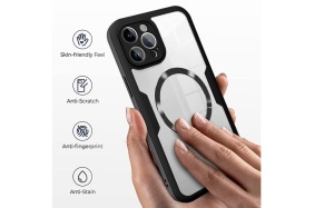 Techsuit - ColorVerse 360 MagSafe Series + Screen Protector - iPhone 15 Pro Max - Negru - Img 2