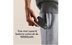 Acumulator extern Veger C11, Fast charge QC3.0 si PD 20W, 10000 mAh, Negru - Img 2