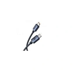 Baseus - Data Cable Crystal Shine (CAJY000601) - Type-C to Type-C, 100W, 1.2m - Black - Img 2