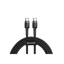 Cablu date Baseus Durable Nylon USB-C -USB-C , 2.0 , 60W, 3A, 1m, Negru