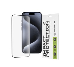 Folie sticla iPhone 17 Pro Techsuit ESD Glass, negru