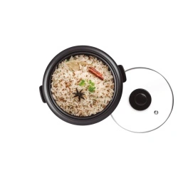 Rice Cooker UFESA Basmati AR4080, Capacitate 1.8L, 700W, Functie Mentinere Cald, Inox/Negru - Img 4