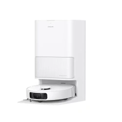 Robot de aspirare cu mop dual rotativ Dreame D20 Ultra RLD31SE, statie automata de golire praf 3.2l, 13000Pa, uscare cu aer cald, baterie 5200mAh, alb
