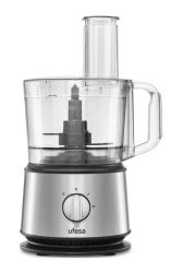 Robot de Bucatarie UFESA Quick Slicer, 1200W, 5 Conuri de Taiere, Inox/Negru