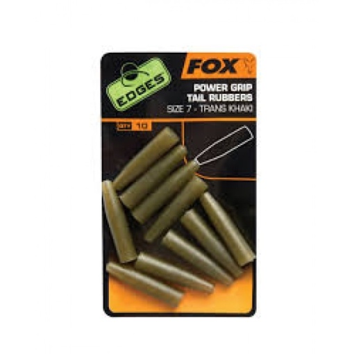 CONURI FOX POWER GRIP TAIL RUBBERS NR.7, 10BUC/PLIC