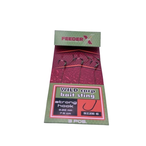 Feeder X, Carlige Legate, Wild Carp, Bait Sting
