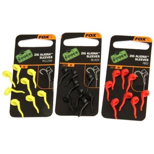 Adaptoare Fox Edges Zig Aligna Sleeves, Negru
