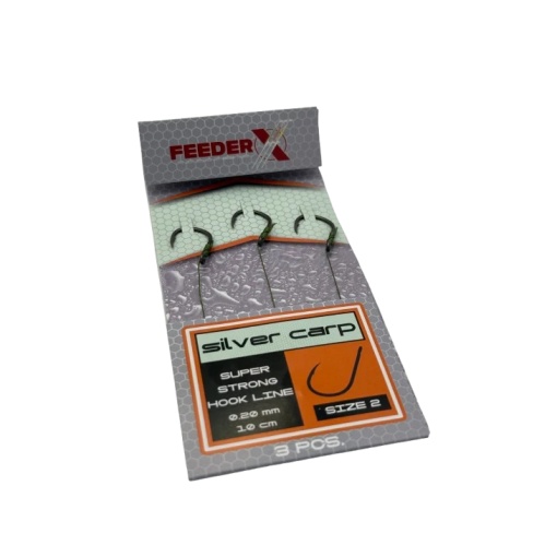 Feeder X, Carlige Legate, Silver Carp