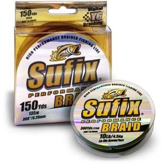Sufix - Performance Braid 135mt - 0,10mm / 2,7kg (verde)