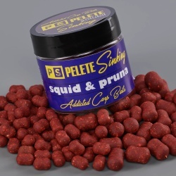 Addicted Pelete Sinking Solubile 10 mm, 60 gr, Squid & Pruna