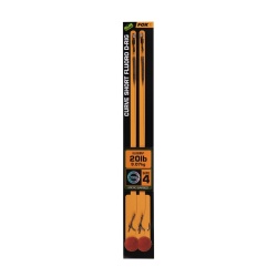 Fox, Edges, Carlige Legate, Curve Short Fluoro, D-Rig 20lb