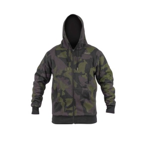 Hanorac Trening, Avid Carp, Distorsion Camo, Cu fermoar - Img 1