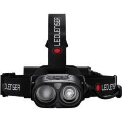 Led Lenser Lanterna Cap H19R Core Black 3500LM + Cablu