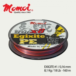 Momoi Fir Textil Egixite X8 Super PE 160 mt. Line Green