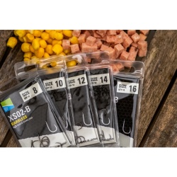 Preston, Carlige XS02-B, 10buc Barbless