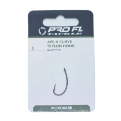 Pro FL Carlige Teflonate, Ape-X Curve, 10 buc/pac