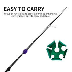 Pro FL, Mebao Suport Lanseta Spinning din Silicon - Rods Boll - Img 5