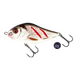 Salmo, Vobler Slider, WRGS - Wounded Real Grey Shiner, Floating / Sinking, 5; 7; 10; 12cm