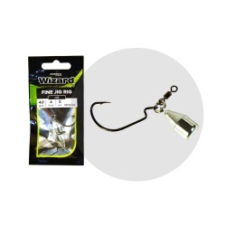 Wizard, Carlig Offset Fine Jig Rig + Bullet, 2 buc/plic