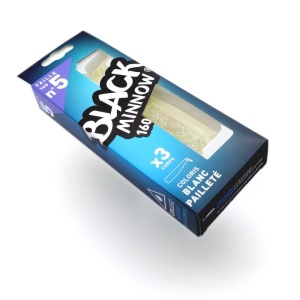 FIIISH BLACK MINNOW 160 3 x SHAD ALB GLITTER - Img 2