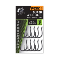 Fox Carlige Crap Super Wide Gape, Out-Turned, PTFE. 10 buc/plic
