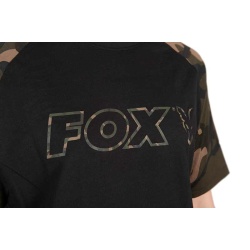 Fox, Tricou Outline, Negru/ Camo 