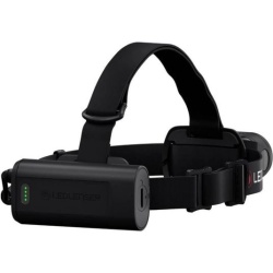 Led Lenser Lanterna Cap H19R Core Black 3500LM + Cablu