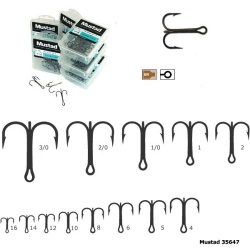 Mustad, Ancora Tripla Bronz Rotunda, 35467, 25buc/pac. - Img 3