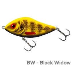 Salmo, Vobler Slider, BW - Black Widow, Sinking, 10cm - Img 2