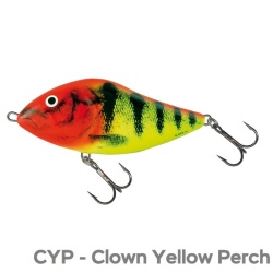 Salmo, Vobler Slider, CYP - Clown Yellow Perch. Floating / Sinking, 5; 7; 10cm